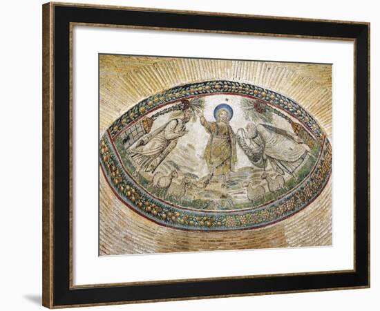 Christ Delivering Divine Word to Saints Peter and Paul-null-Framed Giclee Print