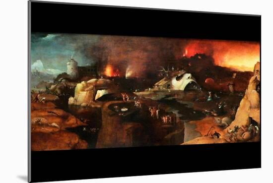 Christ Descent into Hell-Hieronymus Bosch-Mounted Art Print