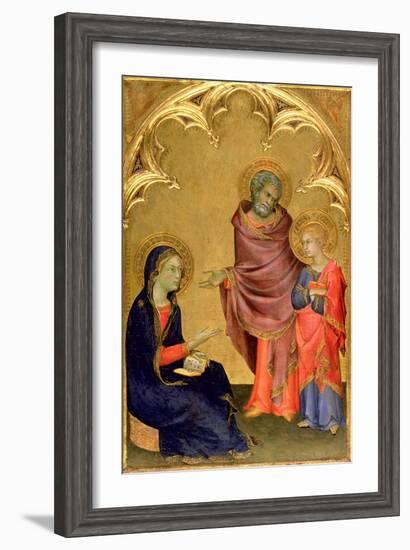 Christ Discovered in the Temple-Simone Martini-Framed Premium Giclee Print