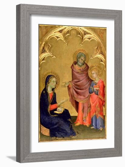Christ Discovered in the Temple-Simone Martini-Framed Giclee Print