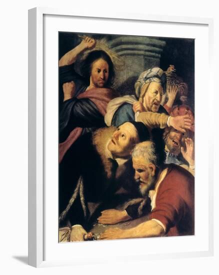 Christ Drives the Money-Changers from the Temple, 1626-Rembrandt van Rijn-Framed Giclee Print