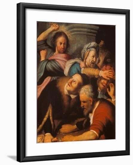 Christ Driving the Merchants from the Temple, 1626-Rembrandt van Rijn-Framed Giclee Print