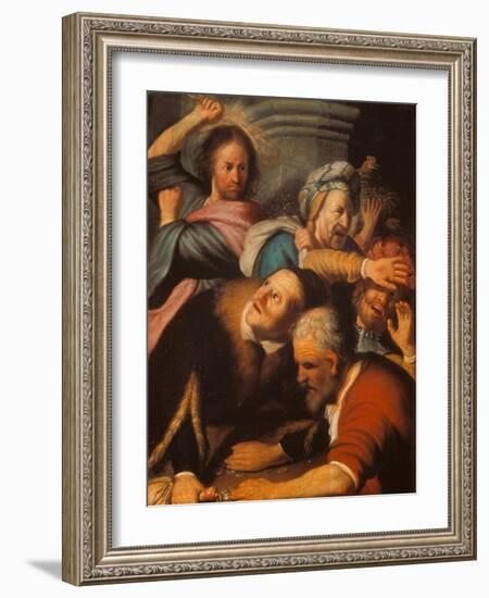 Christ Driving the Merchants from the Temple, 1626-Rembrandt van Rijn-Framed Giclee Print