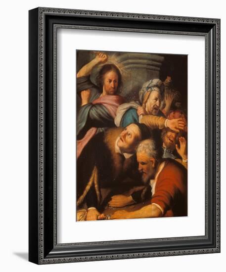 Christ Driving the Merchants from the Temple, 1626-Rembrandt van Rijn-Framed Giclee Print