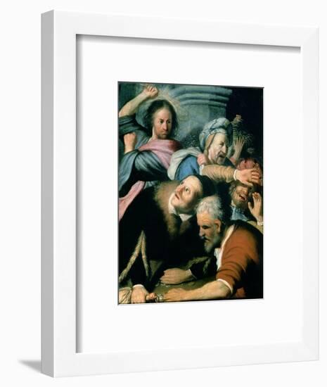 Christ Driving the Moneychangers from the Temple, 1626-Rembrandt van Rijn-Framed Premium Giclee Print