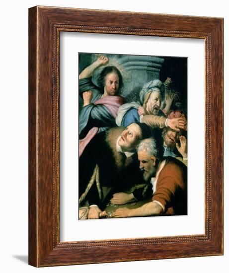 Christ Driving the Moneychangers from the Temple, 1626-Rembrandt van Rijn-Framed Giclee Print