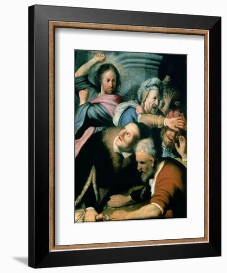 Christ Driving the Moneychangers from the Temple, 1626-Rembrandt van Rijn-Framed Giclee Print