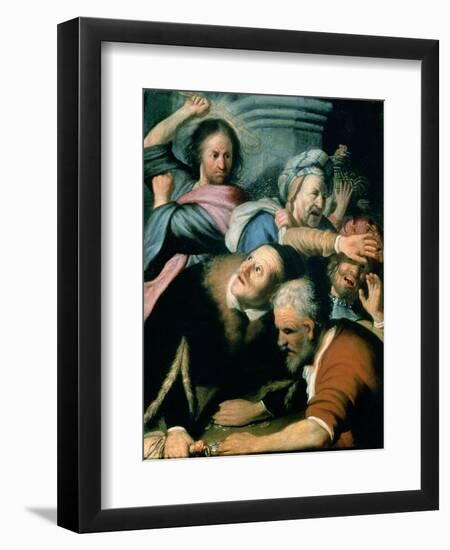 Christ Driving the Moneychangers from the Temple, 1626-Rembrandt van Rijn-Framed Giclee Print