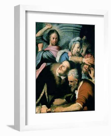 Christ Driving the Moneychangers from the Temple, 1626-Rembrandt van Rijn-Framed Giclee Print