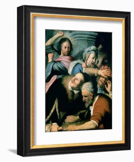 Christ Driving the Moneychangers from the Temple, 1626-Rembrandt van Rijn-Framed Giclee Print