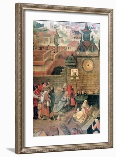 Christ Driving the Traders from the Temple' (Detail), C1584-1638-Pieter Brueghel the Younger-Framed Giclee Print