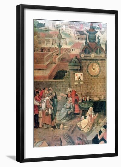 Christ Driving the Traders from the Temple' (Detail), C1584-1638-Pieter Brueghel the Younger-Framed Giclee Print