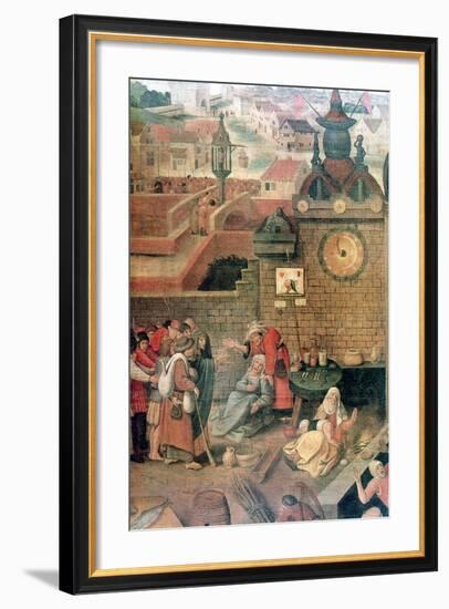 Christ Driving the Traders from the Temple' (Detail), C1584-1638-Pieter Brueghel the Younger-Framed Giclee Print