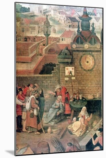 Christ Driving the Traders from the Temple' (Detail), C1584-1638-Pieter Brueghel the Younger-Mounted Giclee Print