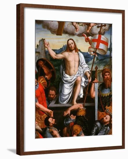 Christ Emerging from the Tomb, the Resurrection, from the Brotherhood of St Antony-Giuseppe Giovenone-Framed Giclee Print