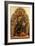 Christ Enthroned with Saints and Angels Handing the Key to St. Peter-Veneziano Lorenzo-Framed Giclee Print