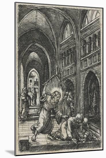 Christ Expelling the Moneychangers from the Temple, C.1519-Albrecht Altdorfer-Mounted Giclee Print