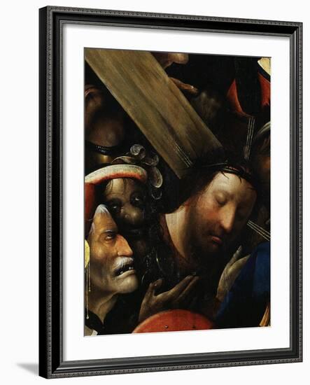 Christ, from Christ Carrying the Cross, C. 1490 (Detail)-Hieronymus Bosch-Framed Giclee Print