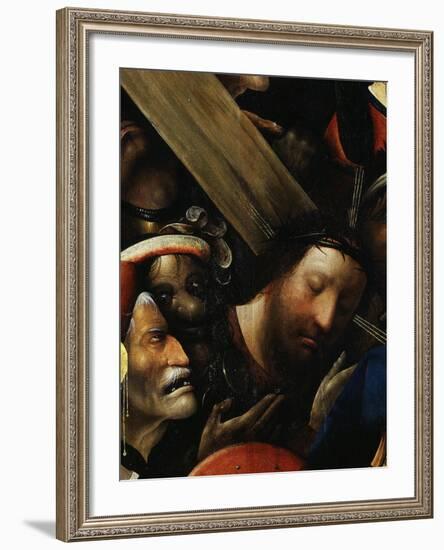 Christ, from Christ Carrying the Cross, C. 1490 (Detail)-Hieronymus Bosch-Framed Giclee Print