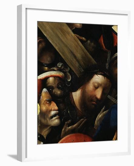 Christ, from Christ Carrying the Cross, C. 1490 (Detail)-Hieronymus Bosch-Framed Giclee Print