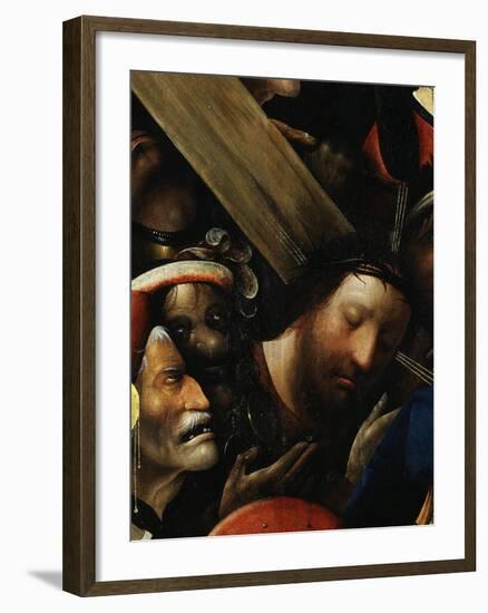 Christ, from Christ Carrying the Cross, C. 1490 (Detail)-Hieronymus Bosch-Framed Giclee Print