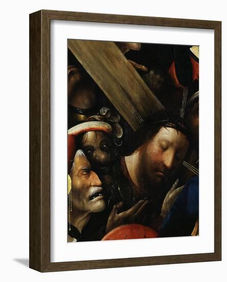 Christ, from Christ Carrying the Cross, C. 1490 (Detail)-Hieronymus Bosch-Framed Giclee Print