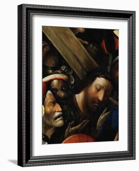 Christ, from Christ Carrying the Cross, C. 1490 (Detail)-Hieronymus Bosch-Framed Giclee Print