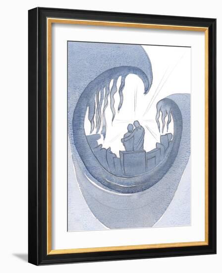 Christ Gladly Comes to Us in Prayer to Help Us Unclutter Our Souls of Sin and Resentment. He Wants-Elizabeth Wang-Framed Giclee Print