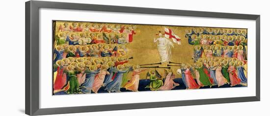 Christ Glorified in the Court of Heaven, 1419-35-Fra Angelico-Framed Giclee Print