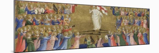 Christ Glorified in the Court of Heaven (Panel from Fiesole San Domenico Altarpiec), C. 1423-1424-Fra Angelico-Mounted Giclee Print