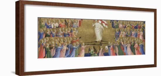 Christ Glorified in the Court of Heaven (Panel from Fiesole San Domenico Altarpiec), C. 1423-1424-Fra Angelico-Framed Giclee Print