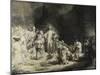 Christ Healing the Sick: the 'Hundred Guilder Print', C. 1649-Rembrandt van Rijn-Mounted Giclee Print