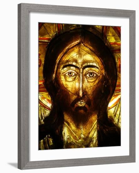 Christ Icon, Lourdes, Hautes Pyrenees, France, Europe-Godong-Framed Photographic Print