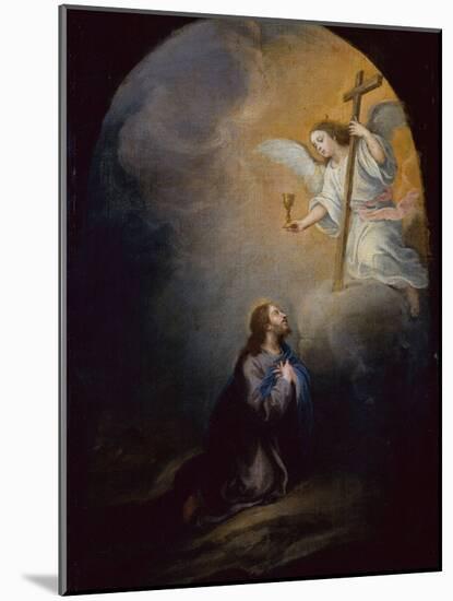 Christ in Garden of Olives-Bartolome Esteban Murillo-Mounted Giclee Print