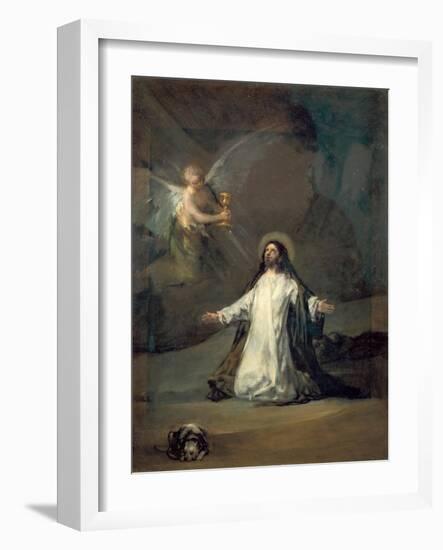 Christ in Gethsemane-Francisco de Goya-Framed Giclee Print