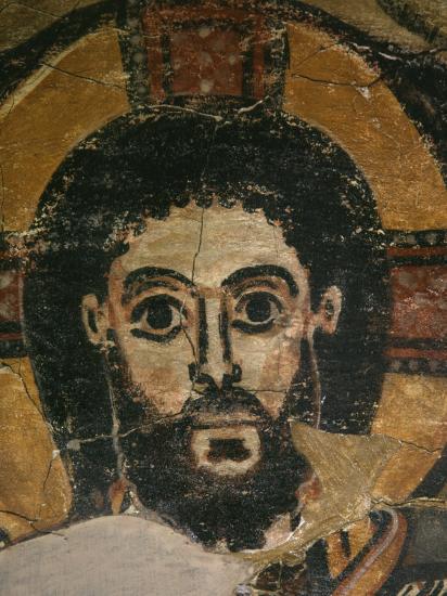 'Christ in Glory, Fresco, 6th century, from Monastery of Saint Jeremiah ...