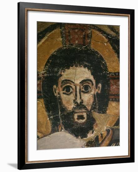 Christ in Glory, Fresco, 6th century, from Monastery of Saint Jeremiah, Saqqarah, Egypt--Framed Photographic Print