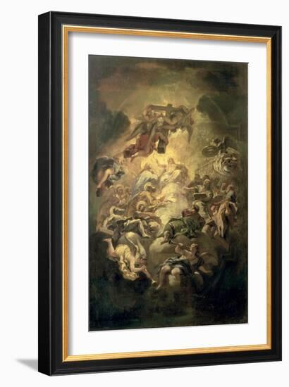 Christ in Glory-Luca Giordano-Framed Giclee Print