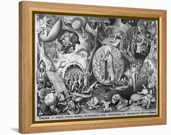 Christ in Hell, C.1561-Pieter Bruegel the Elder-Framed Premier Image Canvas