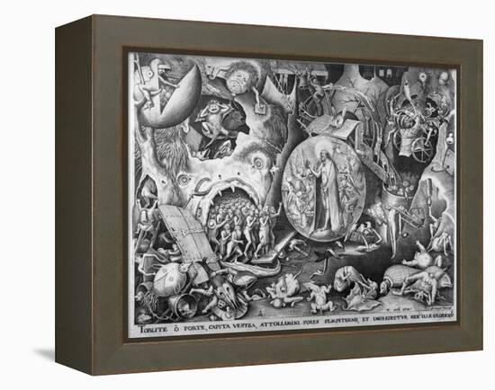 Christ in Hell, C.1561-Pieter Bruegel the Elder-Framed Premier Image Canvas