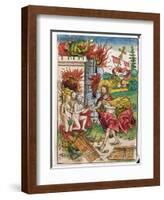 Christ in Limbo, 1491-Michael Wolgemut Or Wolgemuth-Framed Giclee Print