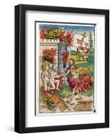 Christ in Limbo, 1491-Michael Wolgemut Or Wolgemuth-Framed Giclee Print
