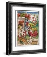 Christ in Limbo, 1491-Michael Wolgemut Or Wolgemuth-Framed Giclee Print