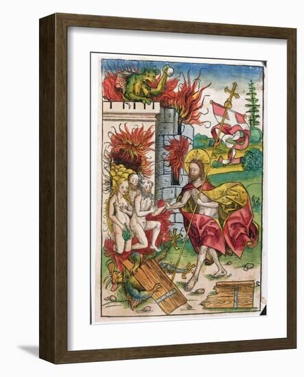 Christ in Limbo, 1491-Michael Wolgemut Or Wolgemuth-Framed Giclee Print