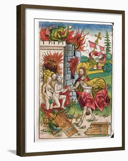 Christ in Limbo, 1491-Michael Wolgemut Or Wolgemuth-Framed Giclee Print