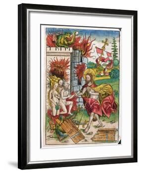 Christ in Limbo, 1491-Michael Wolgemut Or Wolgemuth-Framed Giclee Print