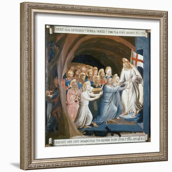 Christ in Limbo, c.1438-1445-Fra Angelico-Framed Giclee Print