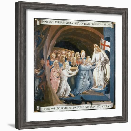 Christ in Limbo, c.1438-1445-Fra Angelico-Framed Giclee Print