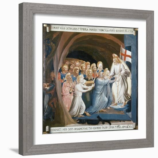 Christ in Limbo, c.1438-1445-Fra Angelico-Framed Giclee Print