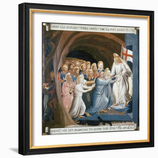 Christ in Limbo, c.1438-1445-Fra Angelico-Framed Giclee Print